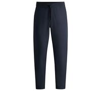 BOSS Mens Slim Fit Flex Trousers Dark Blue S