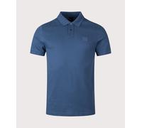 BOSS Mens Slim Fit Passenger Polo Shirt - Colour: 466 Open Blue - Size: XXL