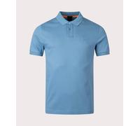 BOSS Mens Slim Fit Passenger Polo Shirt - Colour: 472 Open Blue - Size: XXL