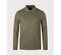 Boss Passerby 10256683 Long Sleeve Polo Green M Men