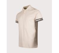 BOSS Mens Slim Fit Zone Polo Shirt - Colour: 131 Open White - Size: XXL