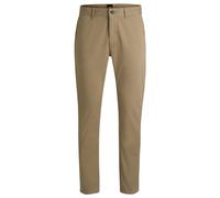 BOSS Mens Slim Trousers Pastel Brown 42W / 32L