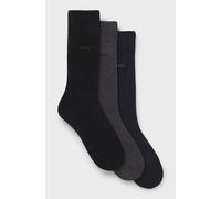 BOSS Mens Socks 3 Pack Gift Box - Black / Grey / Blue