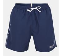 Boss Mens Solid Patterned Starfish Swim Short in Dark Blue - Size Small