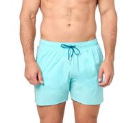 BOSS Men's Solid Swim Trunk with Iconic Side Stripe, Poolside Green, XL