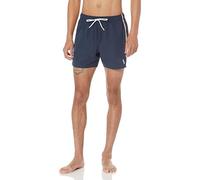 BOSS Men's Solid Swim Trunk with Iconic Side Stripe, Royal Sky Captain Blue, XL