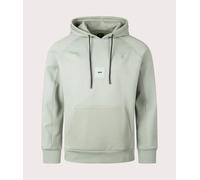 BOSS Cotton-blend hoodie with stretch - Style Soody Rib, 50537215 Light Green M