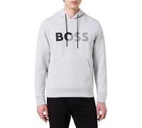 BOSS Men's Soody Tape Logo Sweatshirt, Light/Pastel Grey54, 3XL