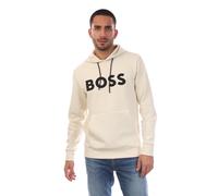 Boss Mens Soody Zone Sweatshirt in White Cotton - Size 2XL