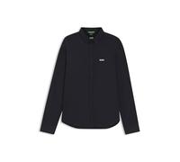 Boss Motion 10263169 Green Long Sleeve Shirt Black M Men