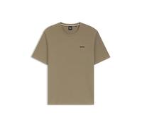 Boss Mens BOSS Bodywear Waffle T-Shirt with Structured Design Medium Brown