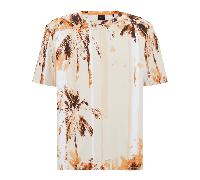 BOSS Mens Summer Tree T Shirt Bright Orange BRIGHT ORANGE L