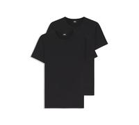BOSS Mens TShirtRN 2P Modern Two-Pack of Stretch-Cotton Underwear T-Shirts with Logo