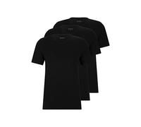 Boss V Neck Classic Short Sleeve Base Layer 3 Units Black 2XL Man