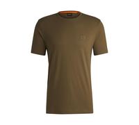 BOSS Mens T-Shirt Open Green M
