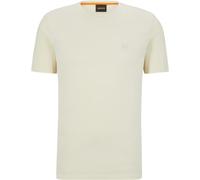 BOSS Mens T-Shirt Short Sleeve Lifestyle Cotton Light Grey 070 3XL