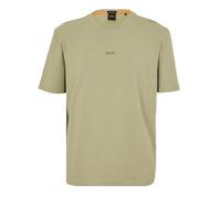 BOSS Mens T-Shirt Short Sleeve Lifestyle Cotton Open Green 346 XL
