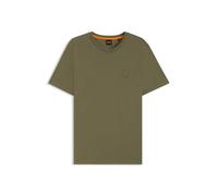 BOSS Mens T-Shirt Short Sleeve Lifestyle Cotton Open Green XXL
