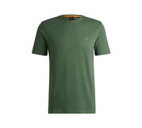 BOSS Mens T-Shirt Short Sleeve Lifestyle Cotton Open Green XXL