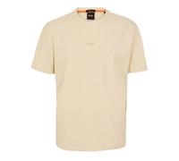 BOSS Mens T-Shirt Short Sleeve Lifestyle Cotton Open Yellow M