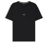 Boss Mens T-Shirt Unique Stretch BOSS Logo Branded Crew Neck Tee in Black