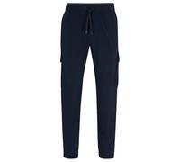 BOSS T_urbanex-cargolight Tapered Fit Trouser - Dark Blue, Dark Blue, Size 48=Uk32In, Inside Leg Regular, Men Dark Blue