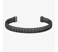BOSS Mens Tailored Black Braided Bangle 1580673