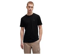 BOSS Mens Tales Logo-Patch T-Shirt in Cotton Jersey