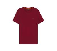 BOSS Mens Tales Logo-Patch T-Shirt in Cotton Jersey