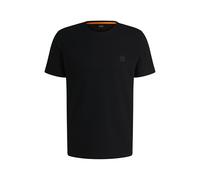 Men's BOSS Orange Tales Mens Cotton-Jersey T-shirt With Logo Patch NOS - Black - Size: Regular/50