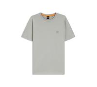 BOSS Mens Tales Logo-Patch T-Shirt in Cotton Jersey
