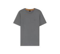 BOSS Mens Tales Logo-Patch T-Shirt in Cotton Jersey