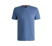 BOSS Mens Tales Logo-Patch T-Shirt in Cotton Jersey