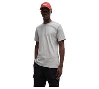 BOSS Mens Tales Logo-Patch T-Shirt in Cotton Jersey