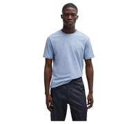BOSS Mens Tales Logo-Patch T-Shirt in Cotton Jersey