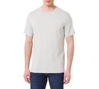 BOSS Mens Tales Relaxed Fit Cotton Jersey Logo Patch T-Shirt, Open Grey 070, XL