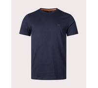 Hugo Boss Mens T-Shirt Tales Crew Neck Logo Branded Jersey BOSS Tee in Dark Blue