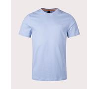 BOSS Mens Tales Logo-Patch T-Shirt in Cotton Jersey