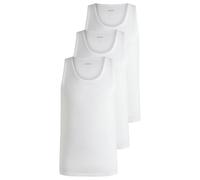 Boss Hugo Boss Three Pack Tank Top Vests Mens - White white Medium