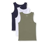 BOSS Men's Tanktop3p Ribclassic Vest, Open Miscellaneous 973, XXL