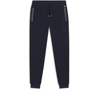 Boss Logo Tapered Jogging Bottoms L Blue
