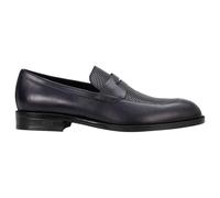 BOSS Men's Tayil_Loaf_ltmxwv Loafer, Dark Blue, 9 UK