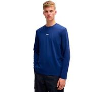 BOSS Mens TChark Contrast-Logo T-Shirt in Stretch Cotton