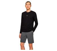 BOSS Mens TChark Contrast-Logo T-Shirt in Stretch Cotton