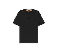 BOSS Relaxed Fit Centre Logo T-Shirt, Black, Size 3Xl, Men Black