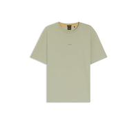 BOSS Stretch-cotton T-shirt with contrast logo - Style TChup, 50473278 Light Green L