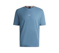 BOSS Relaxed-fit T-shirt in stretch cotton with logo print - Style TChup, 50473278 Blue XXL