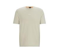 BOSS Mens TChup Logo-Print T-Shirt in Stretch Cotton