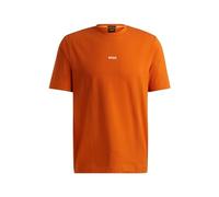 BOSS Mens TChup Logo-Print T-Shirt in Stretch Cotton