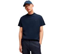 BOSS Mens Te Denim Tonal-Logo T-Shirt in Cotton Jersey